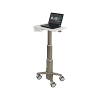 Ergotron C50-1100-0 CareFit Slim Laptop Cart-Durable, easy-to-clean exterior composed of aluminum, high-grade plastic and zinc-plated steel