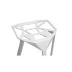 Plata Import Web Stool, 26"H, White (BS-363-W-26)-Metal