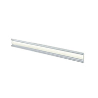 Azar Displays 1" x 8.5" Plastic Adhesive-Back C-Channel Nameplates, Clear, 10 Pack (199602)-Great for offices, schools, business and much more