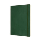 Moleskine Notebook - Extra Large - Ruled - Soft Cover - 7.5" x 9.75" - Myrtle Green-Acid-free ivory paper