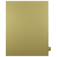 Mark Maker Legal Exhibit Index Tab Buff Single Tabs, 1/25th Cut, Letter Size, No Holes, Number 173, 25 Pack-Buff Single Tabs, 1/25th Cut