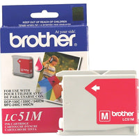 Brother LC51 Magenta Ink Cartridge (LC51MS)-Standard ink cartridge, up to 400 pages