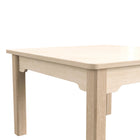 Flash Furniture Bright Beginnings Commercial Grade Wooden Square Preschool Classroom Activity Table-Engineered Wood Table Top and Beech Wood Legs
