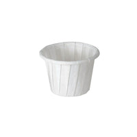 Solo Treated Paper Souffle Portion Cup, 0.75 oz., White, 5000 Pack-0.75 oz. portion cup