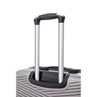 TOSCANO INTRECCIARE 20" Hardside Carry On Luggage - Grey-Deluxe Interior