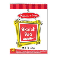 Melissa & Doug 9" x 12" Wire-bound Sketch Pad, 4 Pack (LCI4194)-Age group and grade: Ages 3 - 7 years and grades toddler - 2nd