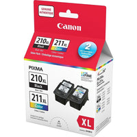 Canon PG-210XL/CL-211XL High-Yield Ink Cartridges, Black and Colour, Value Pack-Includes one each of PG-210XL Black and CL-211XL Colour ink cartridges, providing a full set of inks for your printer