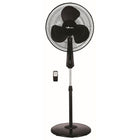 Ecohouzng 16" Digital Oscillating Stand Fan, 17" x 50" x 17", Black-Adjustable height and tilting fan head