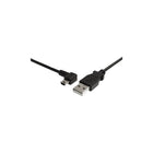 StarTech USB2HABM3LA 3' USB A/Mini B Male to Male Cable-USB 2.0 Hi-Speed interface to offer maximum transfer speed of 482 Mbps