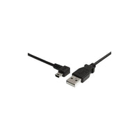 StarTech USB2HABM3LA 3' USB A/Mini B Male to Male Cable-USB 2.0 Hi-Speed interface to offer maximum transfer speed of 482 Mbps