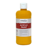 Handy Art Student Acrylic Paint Deep Yellow 16oz, 3 Pack (RPC101020)-Acrylic paint that can be used on most any surface