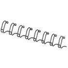 Fellowes Wire Binding Black Combs, 1/4", 25 Pack-Secure closure permanently binds documents