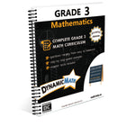 Dynamic Math Workbook - Atlantic - Grade 3-Math book contains clear and concise instructions, straightforward examples, and practice questions with answer key
