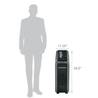 Fellowes Powershred 125Ci 100% Jam Proof Cross-Cut Shredder (3312501)-SafeSense Technology stops shredder when hands touch the paper opening