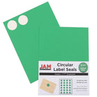 JAM Paper Round Circle Label Sticker Seals, 1.67" diameter, Assorted Bright Colours, 4 Packs of 120 (147627assrt)-4 packs of 120 labels, 480 labels total