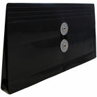 JAM Paper - Enveloppes en plastique avec fermeture à bouton et à cordon #10 Livret d'affaires - 5.25" x 10" - Noir - Paquet de 12-Taille : #10 (5.25 po L x 10 po l)