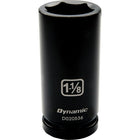 Dynamic Tools 3/4" Drive 6 Point SAE, 1-5/16" Deep Length, Impact Socket-Size: 1-5/16"
