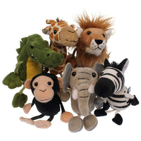 The Puppet Company African Animals Finger Puppets (PUC002020)-Finger Puppets Animal Set, ages 3-14