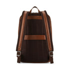 Samsonite Classic Leather Slim Backpack 14.1", Cognac-16 x10.8 x 5.5"