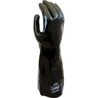 Showa Best Glove Chemical Resistant Gloves, 16" L, Neoprene, Cotton Inner Lining - 3 Pack-Cuff Style Straight