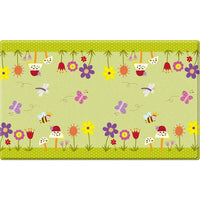 Dwinguler Garden Delight Playmat, Large-This large play mat measures 230 cm x 140 cm x 1.5 cm thick or 90.55" x 55.11 " x 0.6" thick