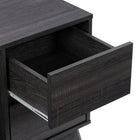 CorLiving THW-540-B Hollywood Dark Grey Wood Grain TV Stand with Drawers for TVs up to 55"-Holds up to 55" television