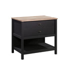 Sauder Cottage Road Lateral File Cabinet - 1 drawer - Legal - Raven Oak (431263)-Lateral File - 1 drawer holds letter, legal or European size hanging files.