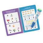 Educational Insights Hot Dots Preschool Essentials Reading & Math Workbook - Multicolor-how to use: Review the question, then press the Hot Dots Pen to an answer dot for immediate audio and visual feedback