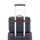 Samsonite Virtuosa Train Case - Navy-Divider panel and cross-straps help secure your belongings