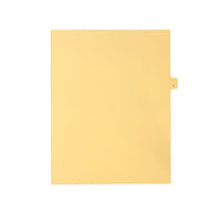 Mark Maker Legal Exhibit Index Tab Buff Single Tabs, 1/26h Cut, Letter Size, No Holes, Letter I, 25 Pack-Buff Single Tabs, 1/26th Cut