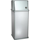 ASI Waste Receptacle with Swing Top-Waste receptacle with swing top