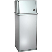 ASI Waste Receptacle with Swing Top-Waste receptacle with swing top