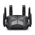 TP-Link AXE16000 Quad-Band 16-Stream Wi-Fi 6E Router - Black-Up to 16 Gbps quad-band Wi-Fi 6E enables gaming, streaming and high-speed downloading on multiple devices - all at the same time