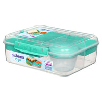 Sistema Bento Lunch TO GO 1.65L, Assorted Colours-The Sistema® Bento Lunch To Go™ features an easy locking clip