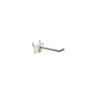 Azar Displays 2.5" x 0.148" Attached Back, 50 Pack-Galvanized metal with quick back plastic plate
