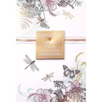 Rosedale Gold 5 1/2" x 8" Greeting Cards/Envelopes - 6 Pack-Card shop quality greeting cards.