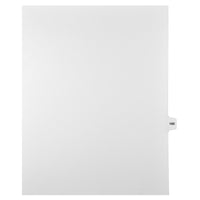 Mark Maker Legal Tabs - Letter Size - White - 1/15th cut - 25 tabs per package - 5 packages Pack - Number 160-White Single Tabs
