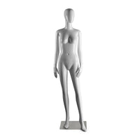 Eddie's Abstract Female Mannequin With Pointed Toe - White (150514-1)-Abstract Female Mannequin With Pointed Toe