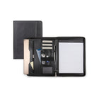 Bugatti Writing Case, Synthetic Leather, Black-Writing case designed to hold documents and other items for notetaking in meetings, at work events, presentations or when you're travelling