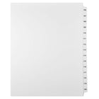 Mark Maker Legal Exhibit Index Tab Set of White Single Tabs, 1/15th Cut, Letter Size, No Holes, Number 166 - 180-White Single Tabs, 1/15th Cut