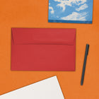 JAM Paper A9 Invitation Envelopes, 5.75 x 8.75, Brite Hue Red Recycled, 250 Pack (14257H)-Paper Weight: 24 lbs.