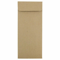 JAM Paper #10 Policy Business Envelopes - 4.125" x 9.5" - Brown Kraft Paper Bag - 50 Pack-Colour: Brown Kraft