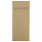 JAM Paper #10 Enveloppes commerciales avec politique - 4,125" x 9,5" - Sac en papier kraft brun - Paquet de 50-Couleur : Kraft Brun