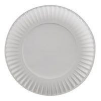 Dixie 9" Uncoated Paper Plates - White - 1000 Pack-White 9" paper plates