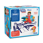 Educational Insights Design & Drill Bolt Buddies Plane - Multicolor-Eco-friendly packaging! don't throw the box away, it's part of the play! This Bolt Buddies package unfolds to create a sky-high playset that enhances pretend playtime