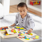 Melissa & Doug Wooden Pattern Blocks & Boards, 126/Pack (LCI29)-3