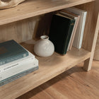 Sauder Pacific View Bookcase - Prime Oak-Quick and easy assembly with slide-on moldings