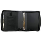 Five Star 2" Zipper Binder, Black-Allows user to carry all of their notes and personal items in one place