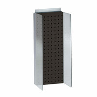 Azar Displays Pegboard Powerwing Display, 8" x 20.6", Black (700359-BLK)-Made from pegboard