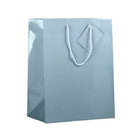 Jam Paper Glossy Gift Bags with Rope Handles - Large - 10" x 5" x 13" - Baby Blue - 100 Pack-Color: Baby Blue Glossy